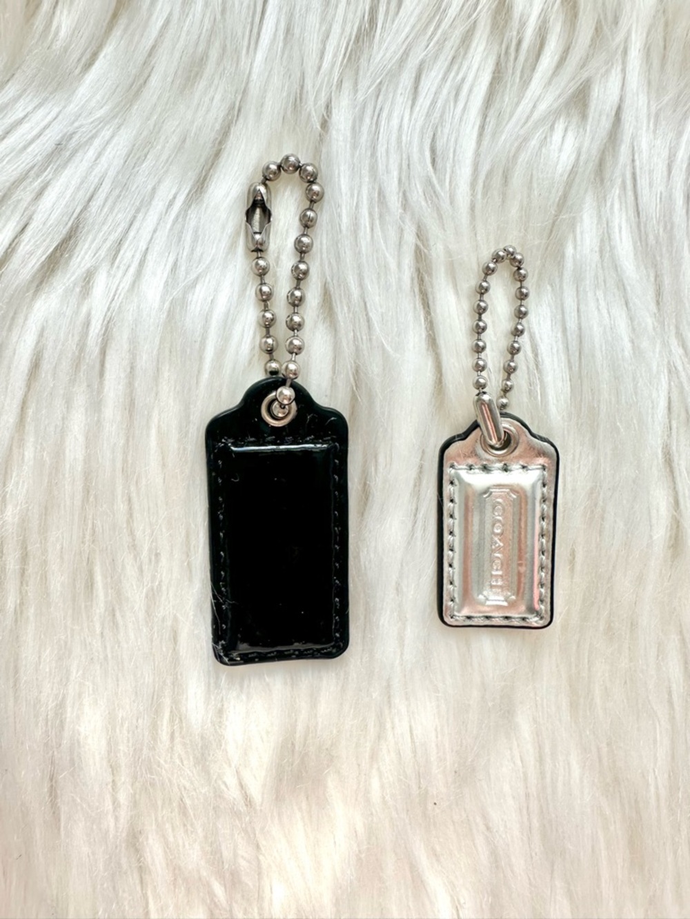 COACH LEATHER TAGS